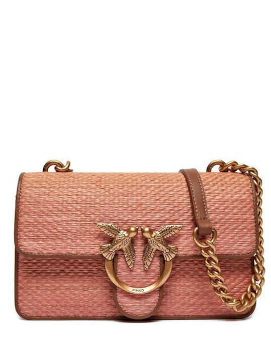 Pinko Damen Tasche Crossbody Rosa