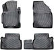 Carro 234257 Floor Mats Mats 3d Rubber Tpe Toyota Auris 2013-2018 Black 4 Pieces