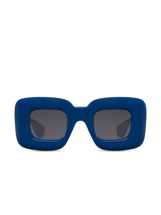 Solo-Solis Sonnenbrillen mit Blau Rahmen und Gray Linse NDL6790
