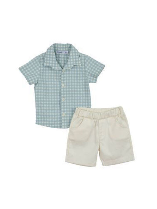 Babylon Kinder Set mit Shorts Sommer 2Stück Weiß