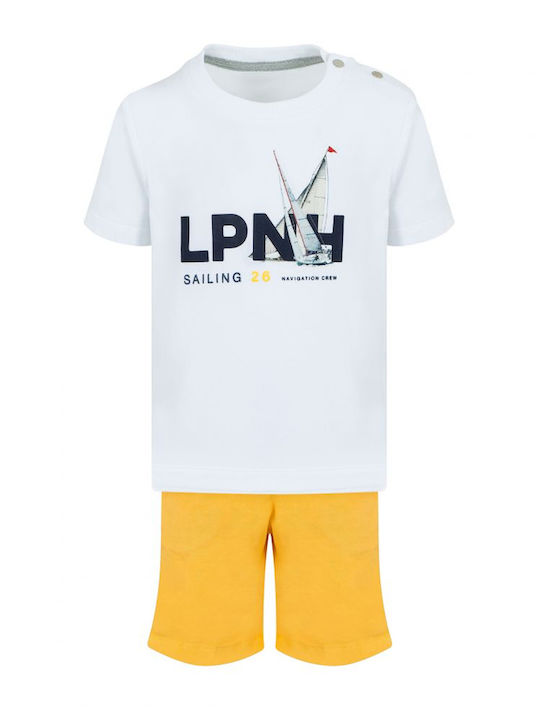 Lapin Kids Set with Shorts Summer 2pcs yellow