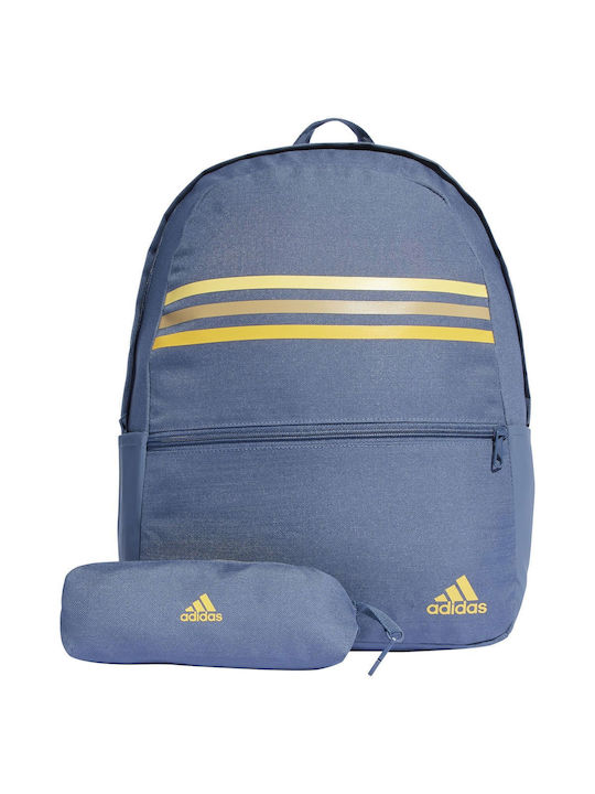 Adidas Classic School Bag Backpack Elementary, Elementary in Blue color 27.75lt