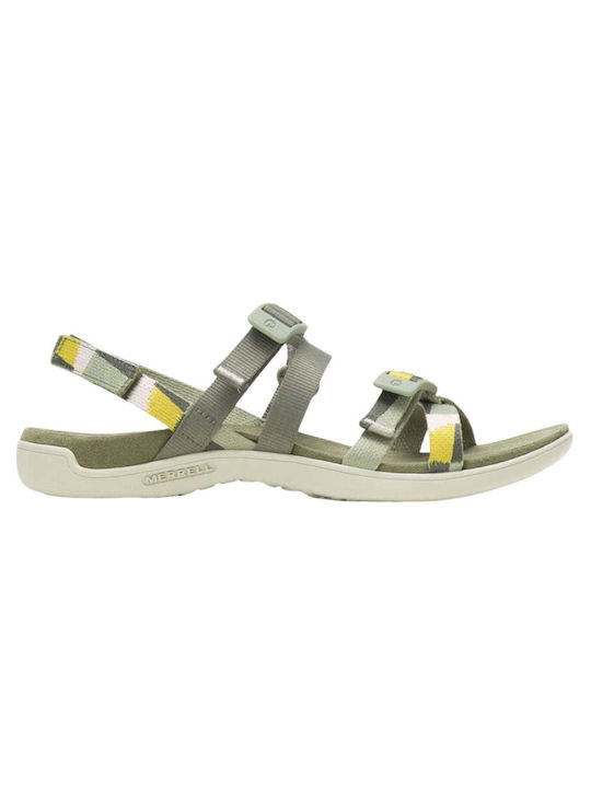 Merrell 3 Backstrap Web Sandale dama Anatomic Sport în Culoarea Verde