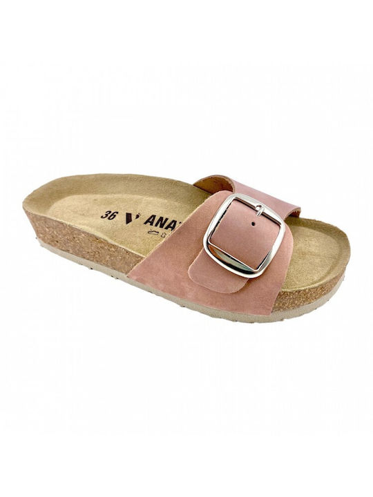 Vesna Anatomic Leather Women's Sandals Pink