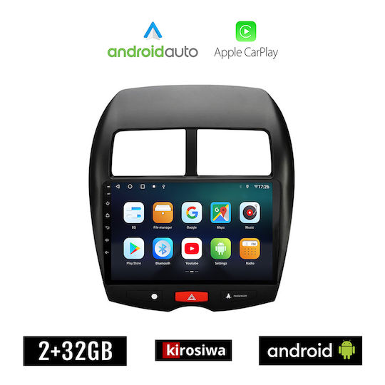 Kirosiwa Car Audio System for Peugeot 4008 2012-2018 (Bluetooth/USB/AUX/WiFi/GPS/Apple-Carplay/Android-Auto) with Touch Screen 10"