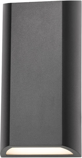 Avide Wall-Mounted Outdoor Light LED IP65 8W with Natural White Light 32.5x26.5x47.5εκ.