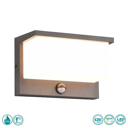 Trio Lighting Стенен Външен Осветителен Сенник 23x12x15см