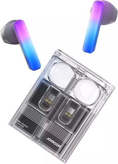 Joyroom JR-TC1 LED Lights Earbud Bluetooth Handsfree Ακουστικά με Θήκη Φόρτισης Μαύρα