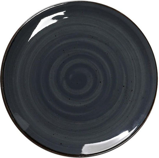 Espiel Terra Grey Plate Shallow Grey with Diameter 26cm