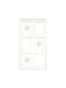 Deknudt Multi Wooden Picture Frame 6 Photos with White Frame S65KK1P6 10.0X15.0