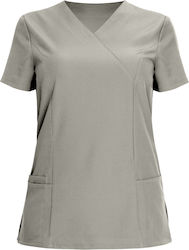 Beunique Women's Gray Medical Blouse