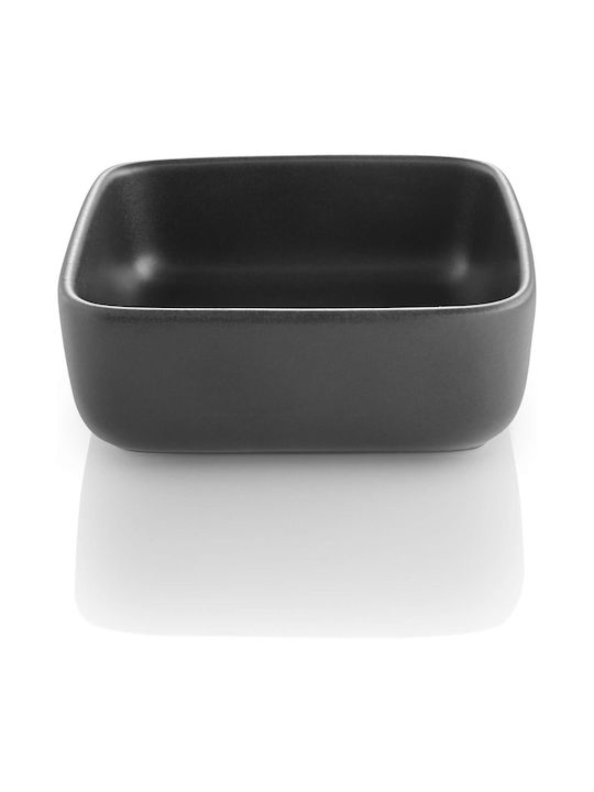 Eva Solo Serving Bowl Square Ceramic Black 11x11cm