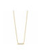 Radiant Necklace from Gold Plated Steel