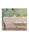 Nef-Nef Homeware Tablecloth Cotton Stain Resistant DELICIOUS Ecru/lime 140x240cm