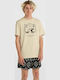 T-shirt Μπεζ