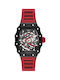 Lee Cooper Watch Automatic with Red Rubber Strap