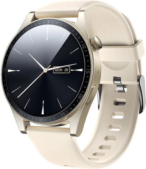 Joyroom Classic Series JR-FC2 47mm Wasserdicht Smartwatch mit Pulsmesser (Gold)
