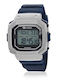 Marea Digital Men's Watch Chronograph Battery with Blue Rubber Strap