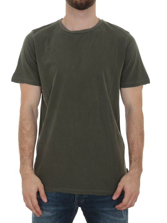 Crossley T-shirt Bărbătesc cu Mânecă Scurtă Khaki