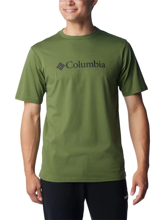 Columbia Csc Basic Мъжко Тениска с Къс Ръкав Haki