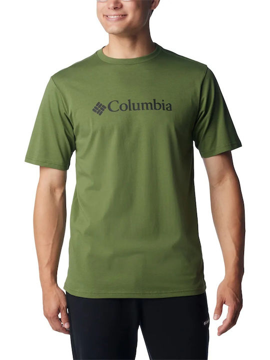 Columbia Csc Basic T-shirt Bărbătesc cu Mânecă Scurtă Haki