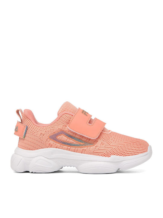 Memory Musha Παιδικά Sneakers Ανατομικά με Σκρατς Πορτοκαλί
