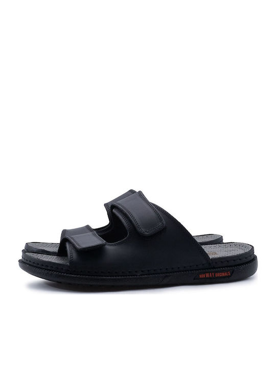 Herrensandalen in Schwarz Farbe