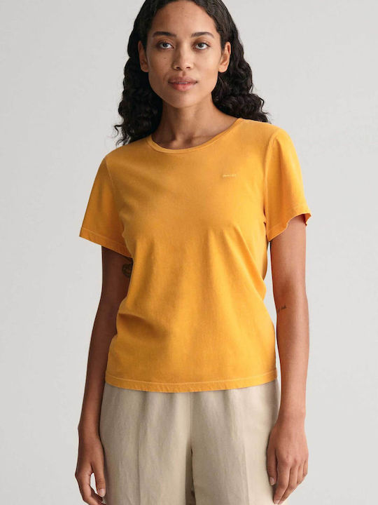 Gant Damen T-Shirt Gelb