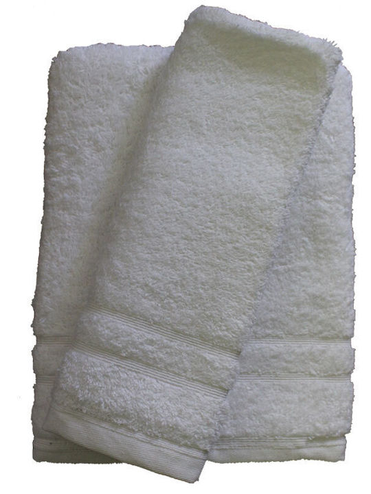 24home.gr Facecloth 50x90cm White Weight 500gr/m²