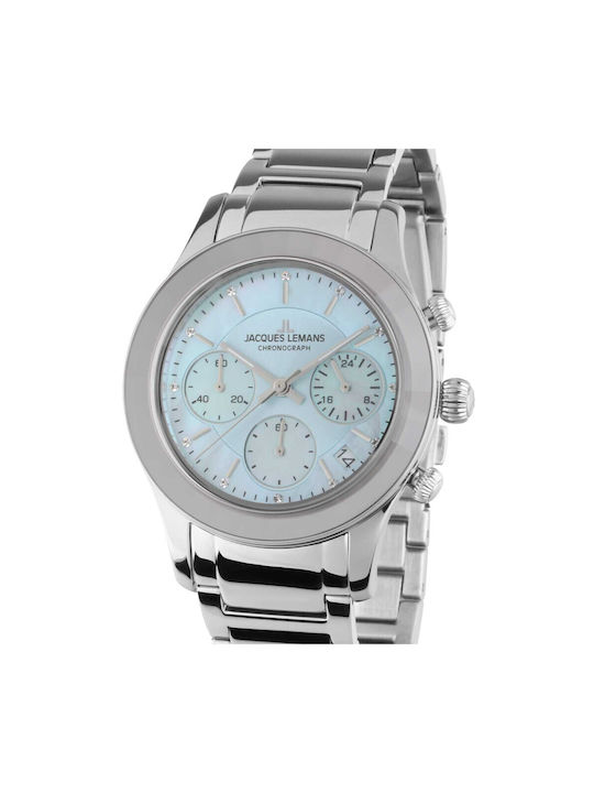 Jacques Lemans Γυναικείο Ρολόι 38mm Χρονογράφος...