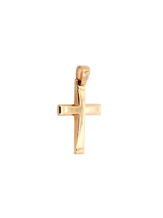 Daskalakis Herren Gold Kreuz 14K