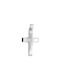 Daskalakis Men's White Gold Cross 14K