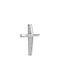 Daskalakis Women's White Gold Cross 14K