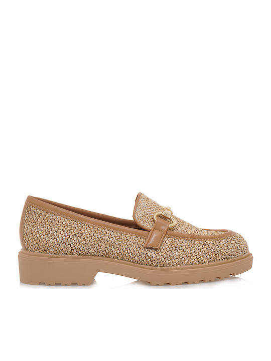 Дамски Loafers в Бежов Цвят