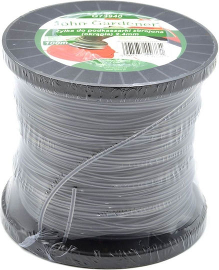 Geko Round Brush Cutter Trimmer Line 2.4mm 100m G73940