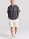 Men's Athletic Shorts White