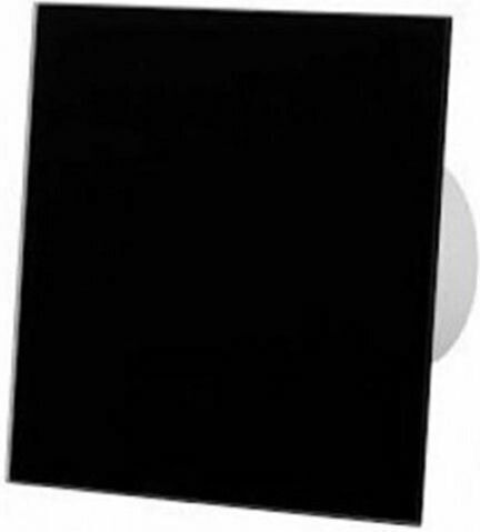 Dospel Veroni Glass Wall-mounted Ventilator Bathroom Black