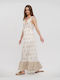 Summer Maxi Evening Dress White