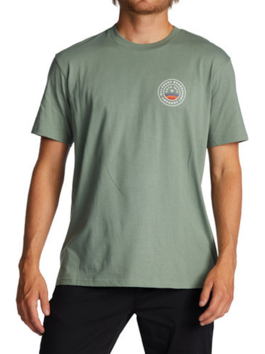 Billabong T-shirt Bărbătesc cu Mânecă Scurtă Sage