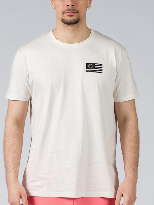 GSA Ανδρικό T-shirt Κοντομάνικο Λευκό