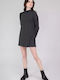 Mini Damenkleid Grau