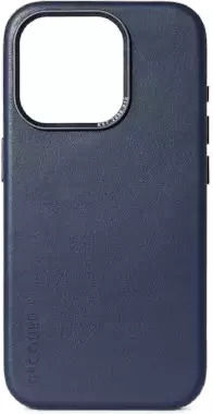 Decoded Back Cover Piele Albastru (iPhone 15 Pro Max)