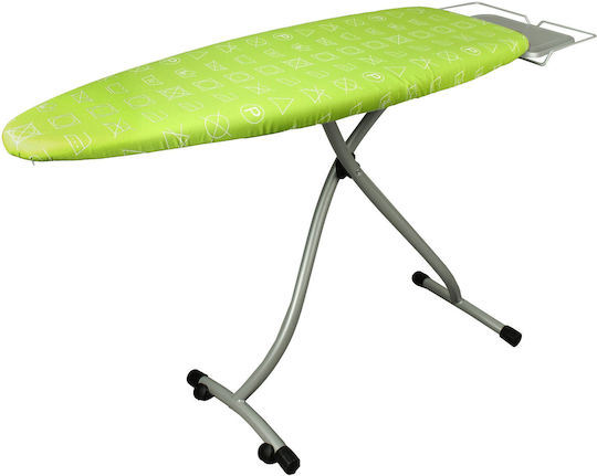 Afer Maxi Pro Masă De Călcat Pentru Fierul De Călcat Cu Aburi Compactă Verde 130x47cm