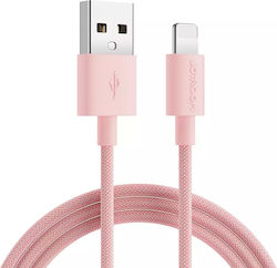 Joyroom USB-A to Lightning Cable Ροζ 2m (S-2030M13)