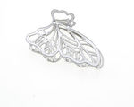 Hair Clip with Butterfly Silver 1pcs