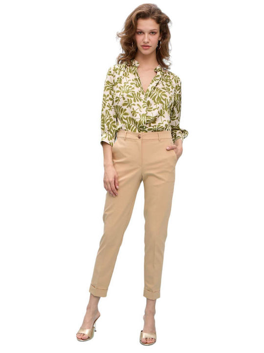 Passager Women's Cotton Trousers Beige