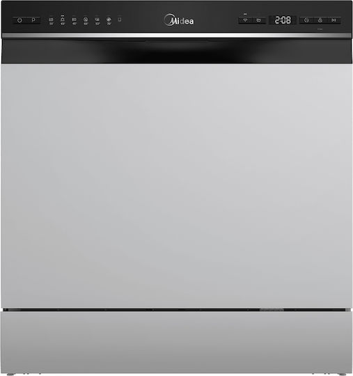 Midea Πλυντήριο Πιάτων Πάγκου με Wi-Fi για 8 Σερβίτσια Extra Drying Π55xY59.5εκ. Inox