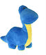 Toy Plush Dragon Blue 24x23x8cm
