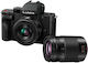 Panasonic Mirrorless Camera Lumix DC-G100D + H-FS 12-32 + 35-100E Micro Four Thirds (4/3") Black