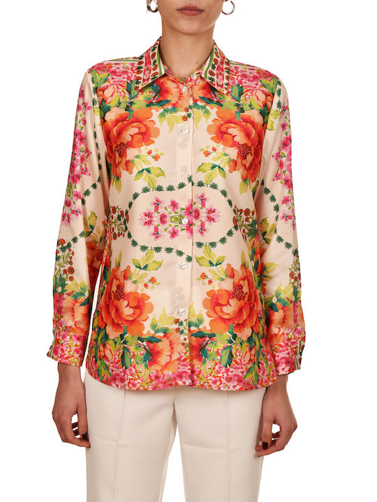 Twenty 29 Women's Floral Long Sleeve Shirt